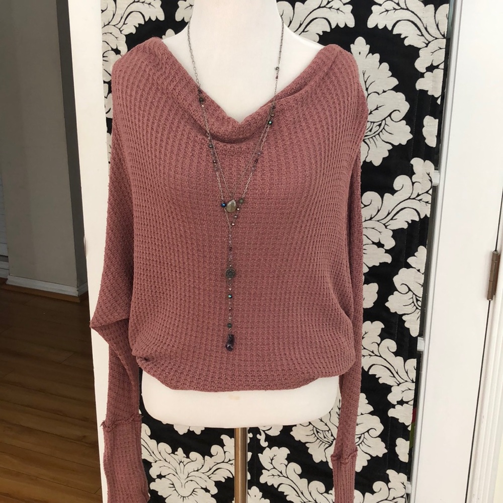 Free People Boatneck Thermal Top